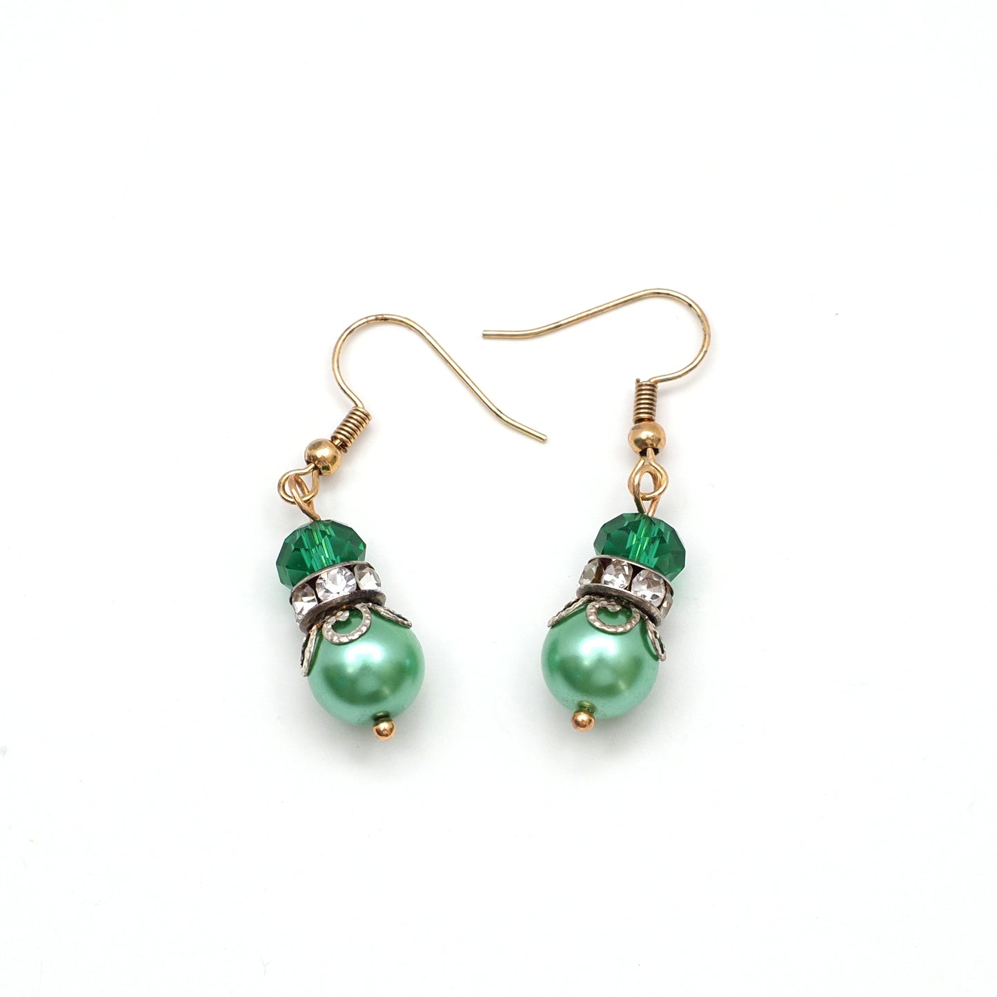 Green Sparkle Earrings - February Box